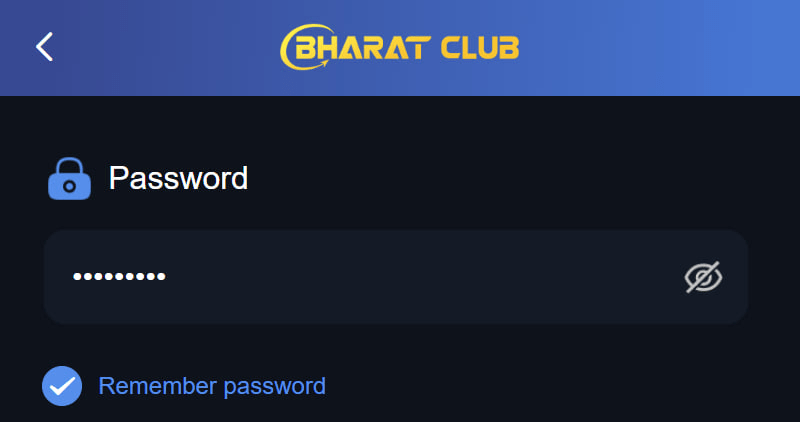 Bharat App Login Image